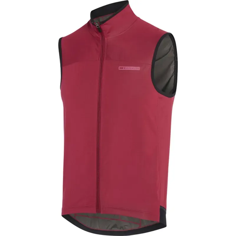 Madison RoadRace Windtech Mens Gilet in Red