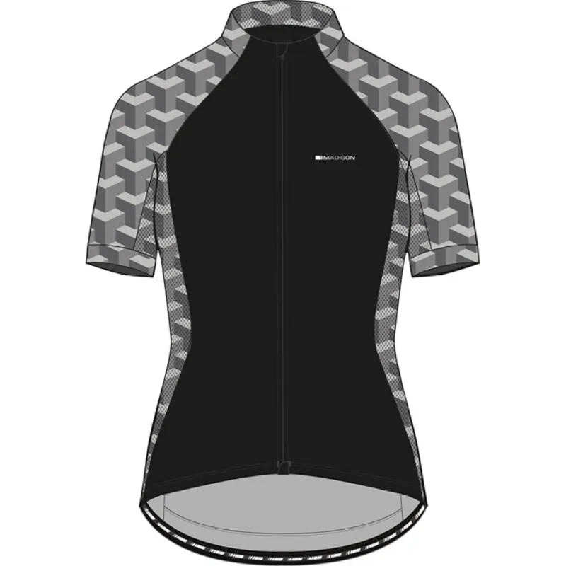 Madison Sportive Short Sleeved Womens Jersey in Black