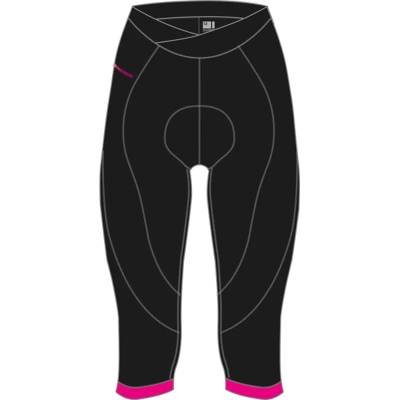 Madison Keirin 3/4 Womens Shorts in Pink