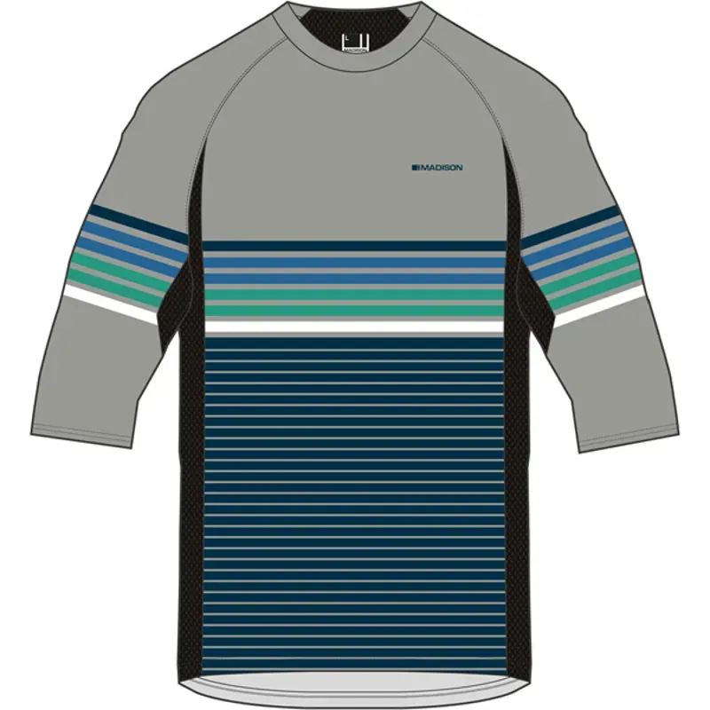 Madison Alpine 3/4 Mens Jersey in Grey