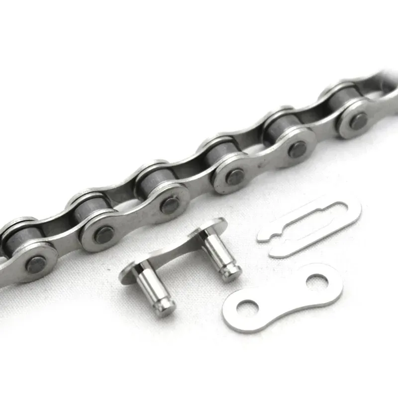 Clarks Single Speed Anti-Rust Chain w/Spring Clip in Silver