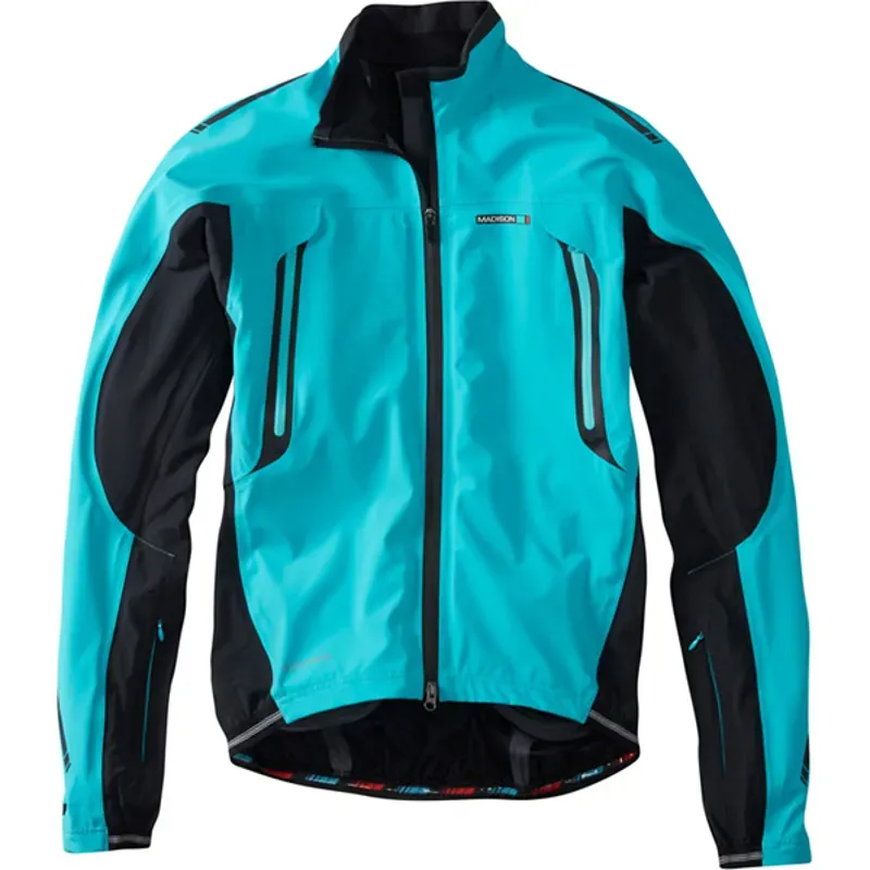 Madison RoadRace Apex Mens Waterproof Storm Jacket in Blue