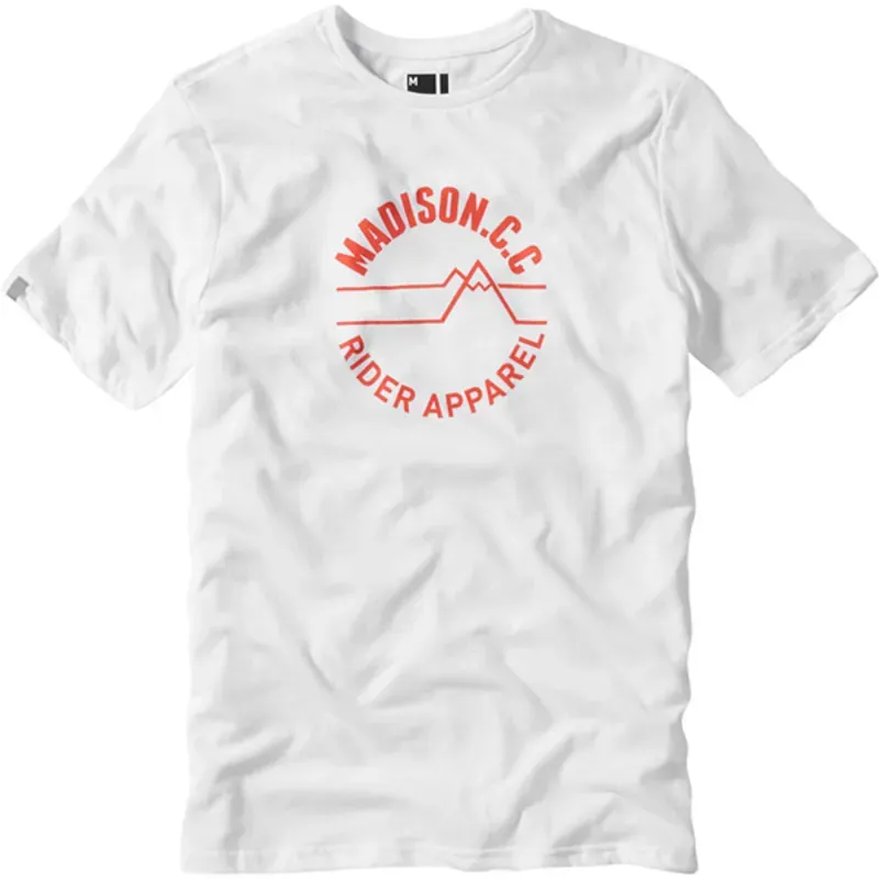 Madison Tech Corporate Mens T-Shirt in White