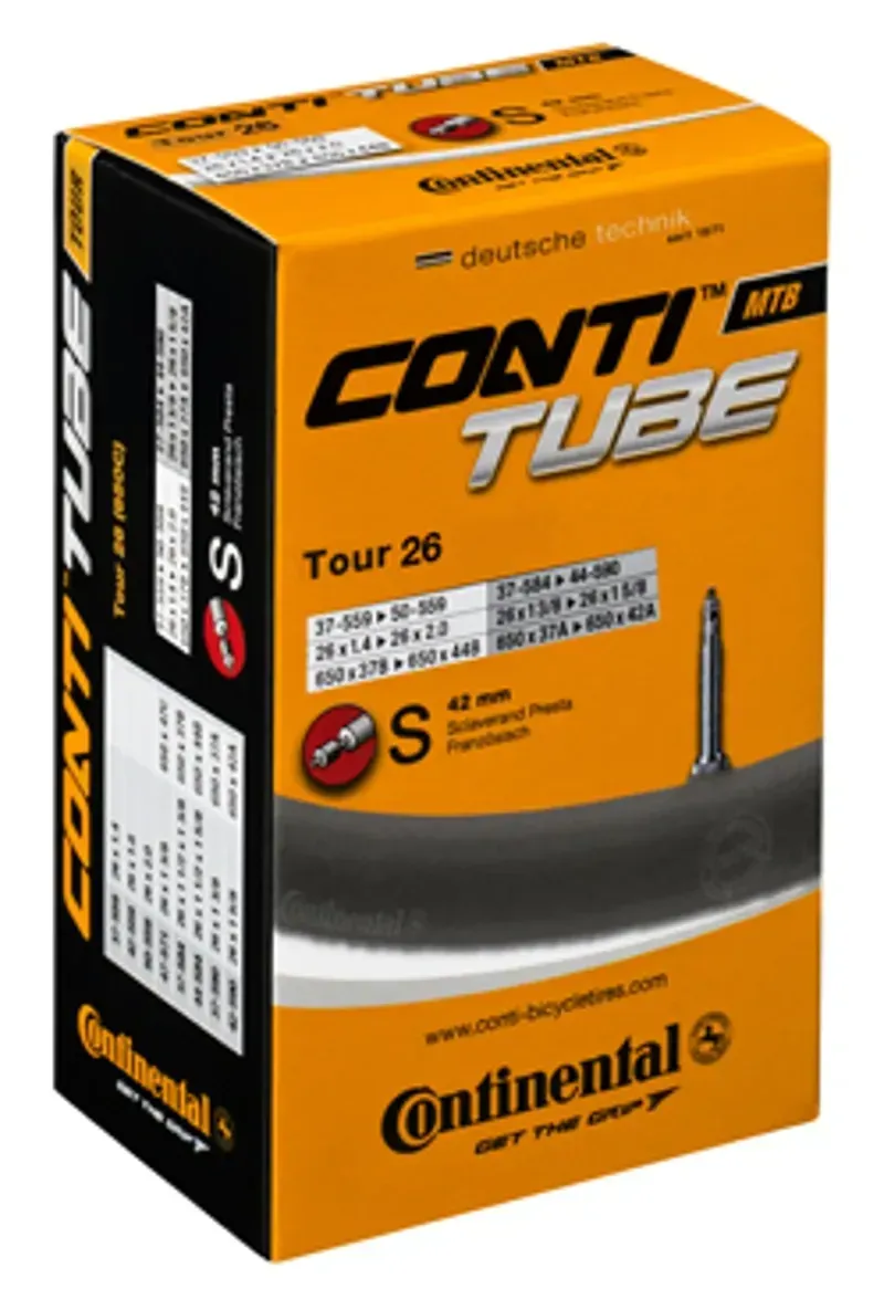 Continental Tour 32-s42 Inner Tube in Black