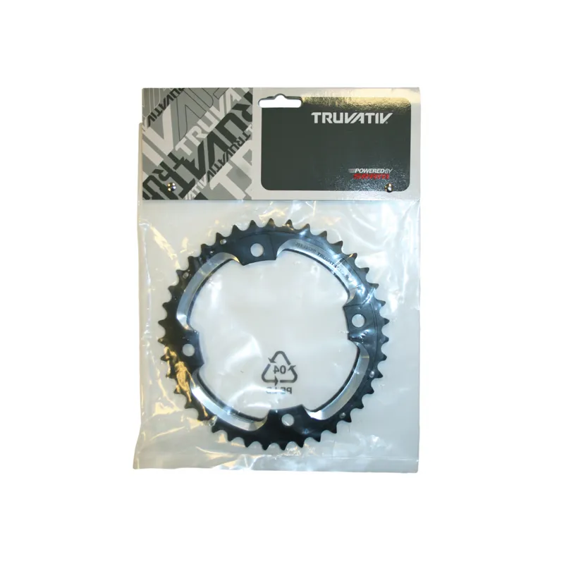 Truvativ 39t 4 Bolt 120mm Long Pin MTB Chainring in Black
