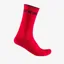 Castelli Distanza 20 Socks in Pompeian Red