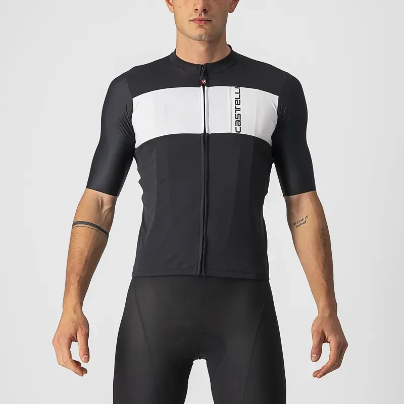 Castelli Prologo 7 Jersey / Black/Silver Grey/Ivory 3xl