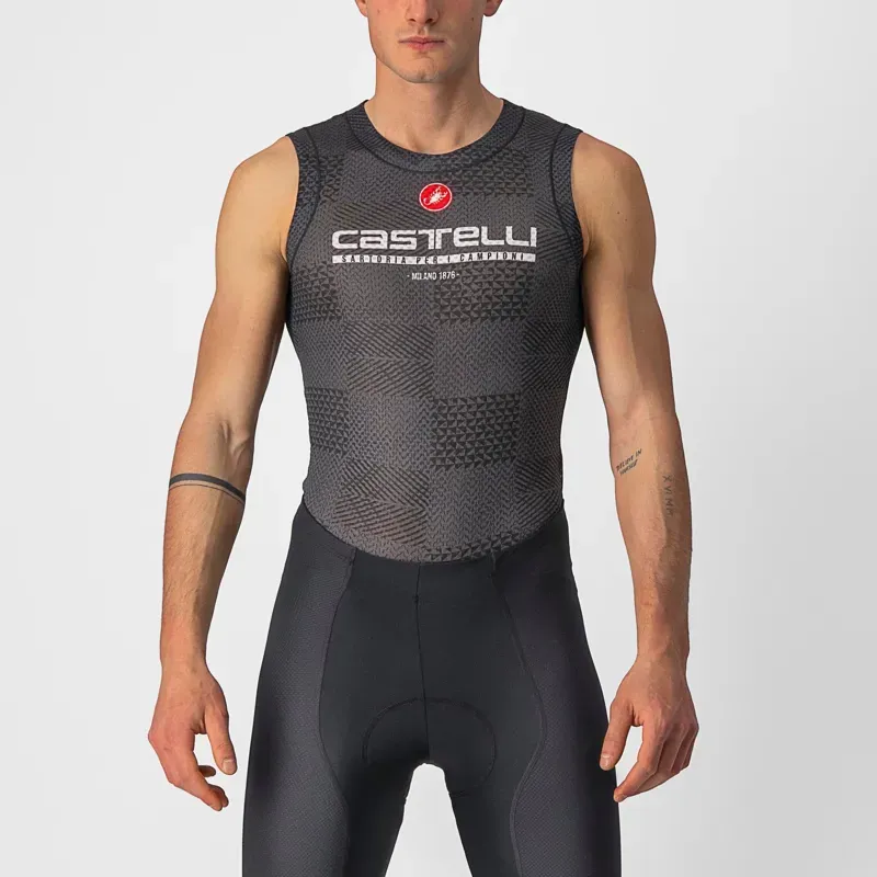 Castelli Pro Mesh Sleeveless Base Layer / Black Small