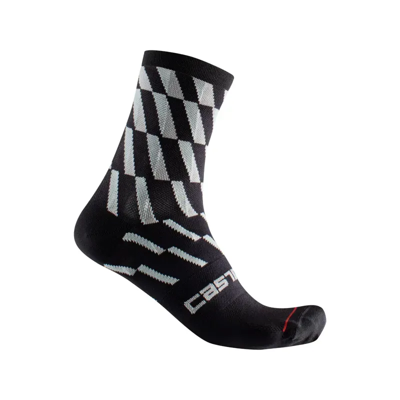 Castelli Pendio 12 Women's Socks / L/ XL Sky/Black/Ivory l/xl