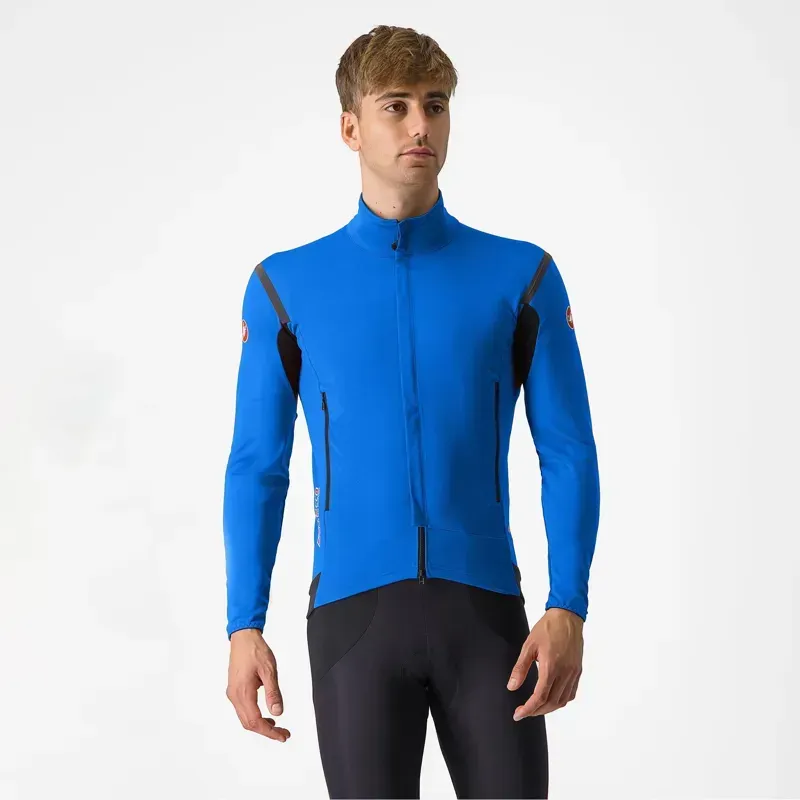Castelli Perfetto RoS 2 Jacket in Azzurro Italia/Silver Reflex