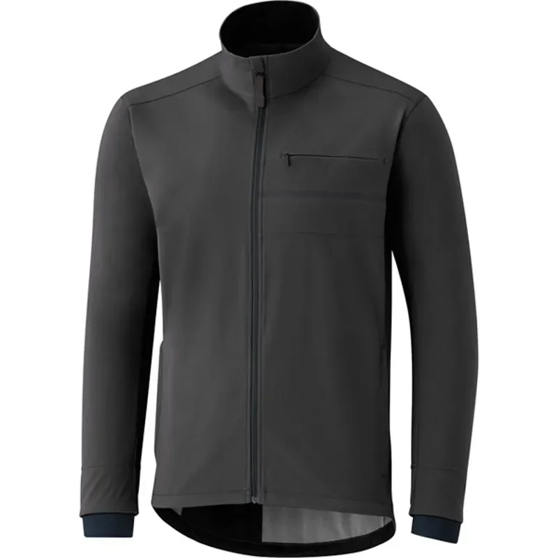 Shimano Mens Transit Softshell Jacket In Grey