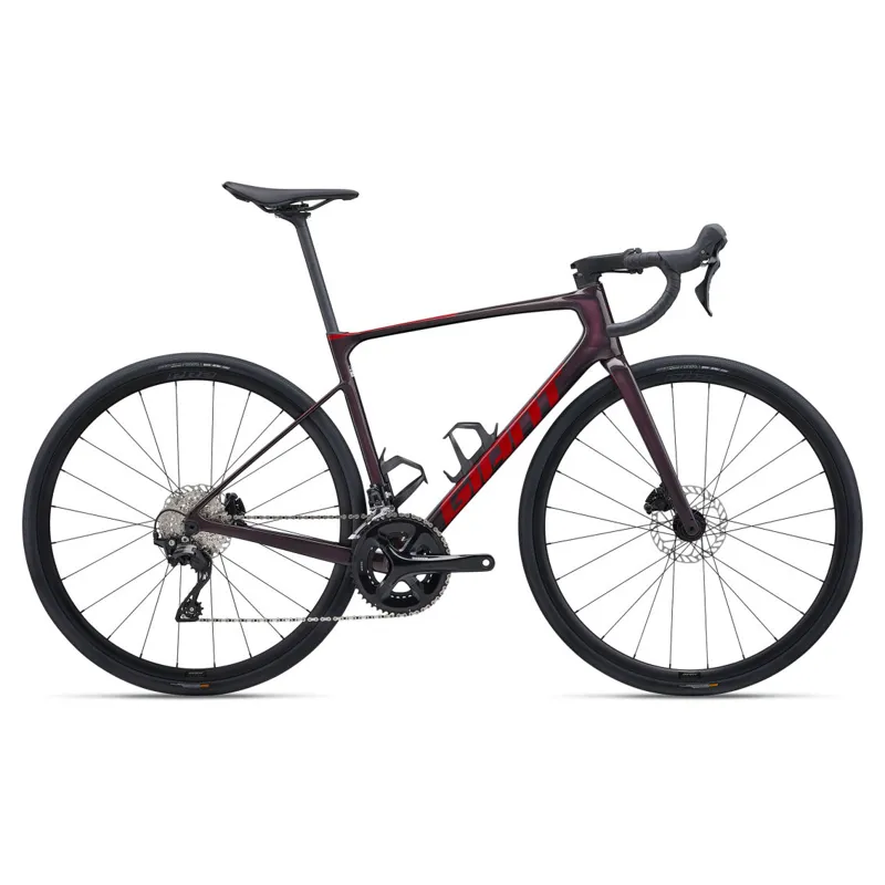 2024 Giant Defy Advanced 2 Road Bike in Tiger Red