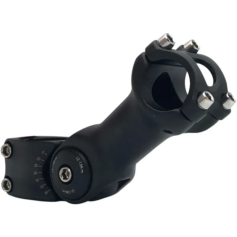 M Part A-Head 1-1/8in 4 Bolt Adjustable Stem in Black