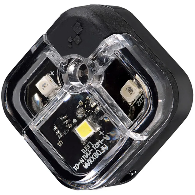 Infini Aria 2 Red/1 White LED Light in Black