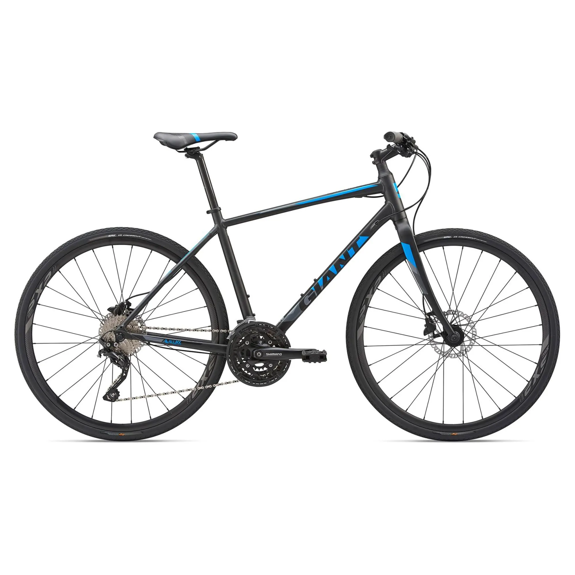 2019 Giant Escape Disc Mens Hybrid Bike in Black - Main Image