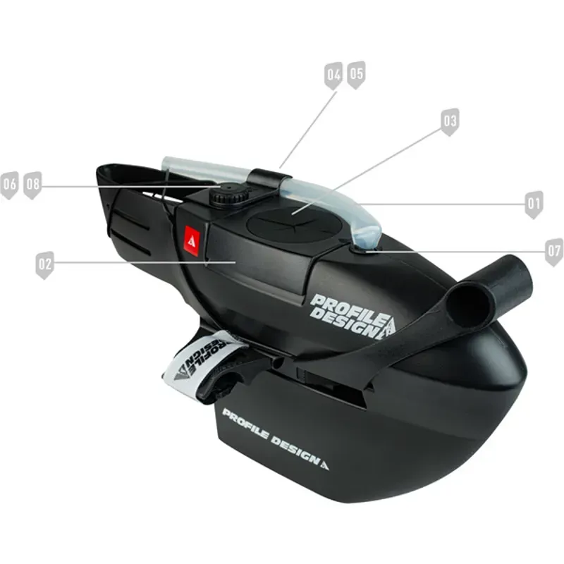 Profile Design 360mm FC Bendable Straw in Clear