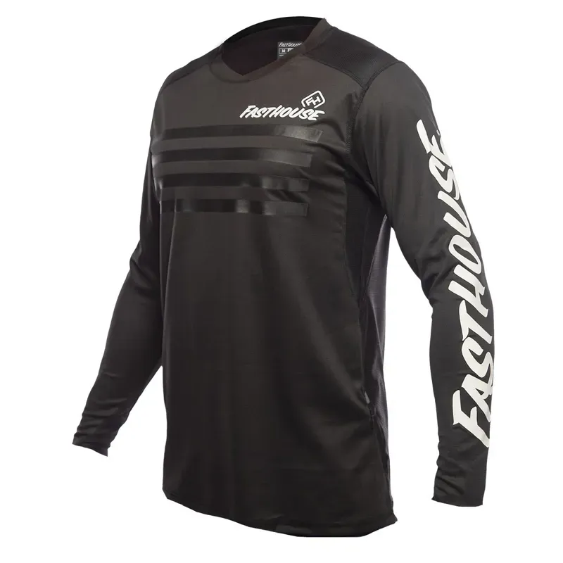 Fasthouse Alloy Stripe Jersey in Black