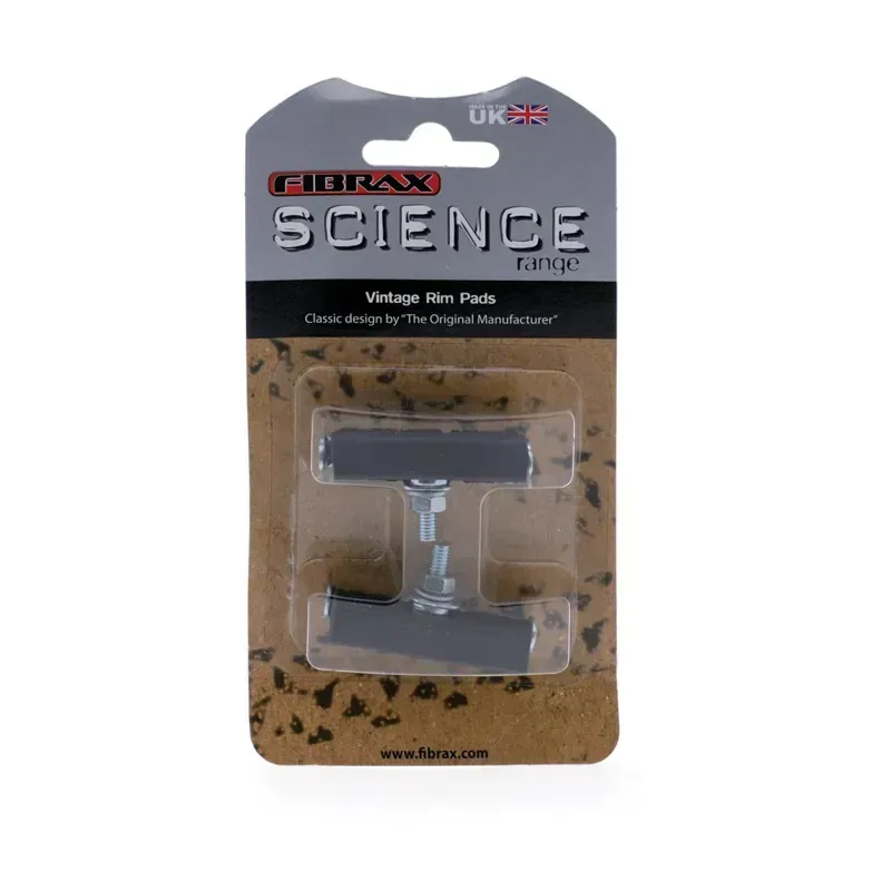 Fibrax ASH70 Raleigh Roadster Pads in Black