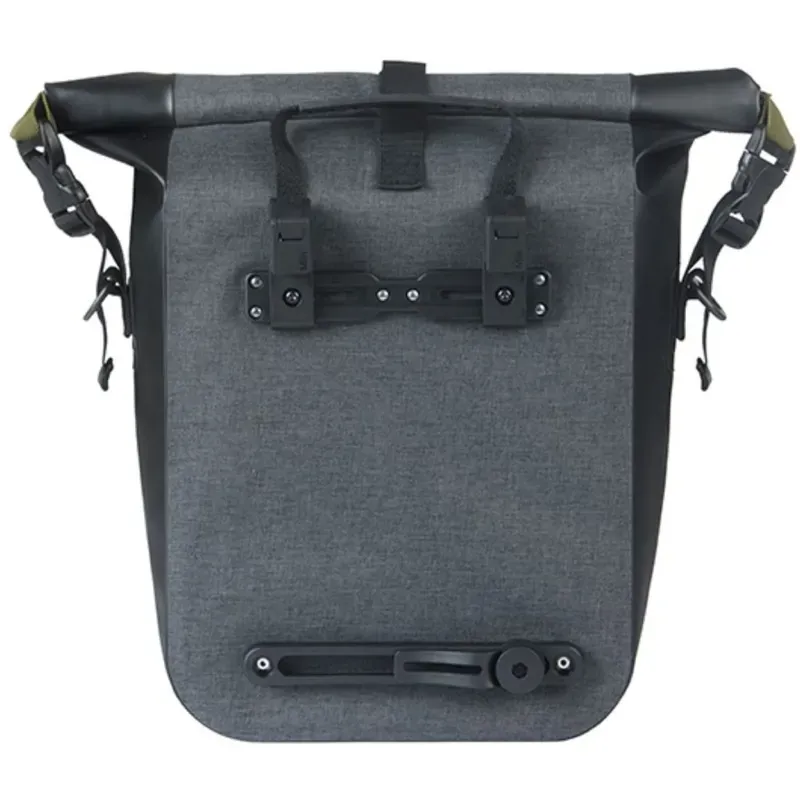 Basil Navigator Storm 12-15L Pannier Bag w/MIK Hooks in Black-2