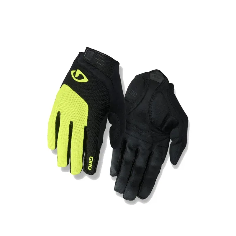 Giro Bravo Gel Lf Road Cycling Glove In Yellow