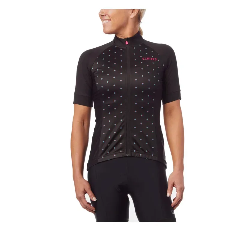 Giro Womens Chrono Sport Sublimated Short Sleeve Jersey In Black