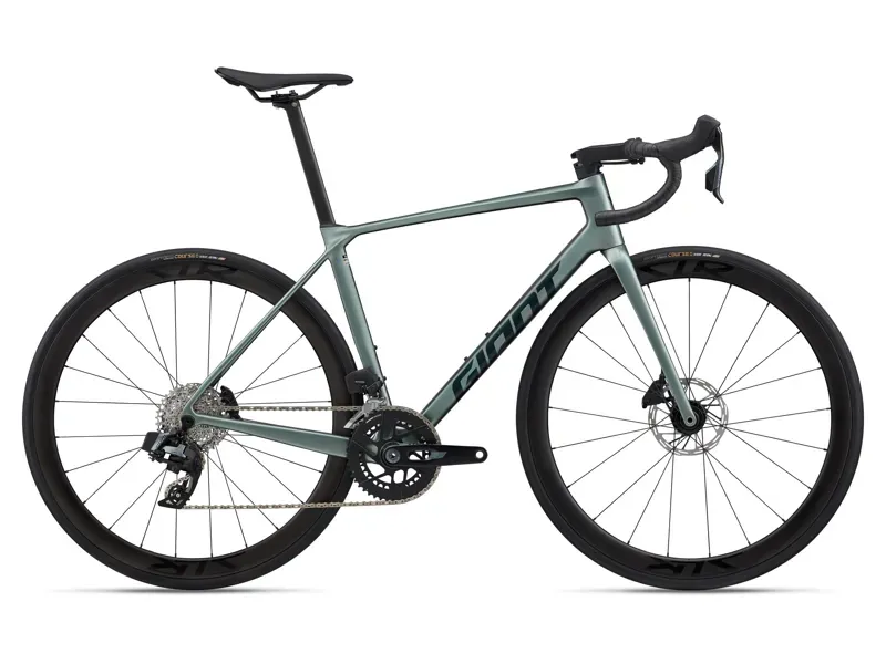 Giant TCR Advanced 0 AXS Road Bike in Alpine Green