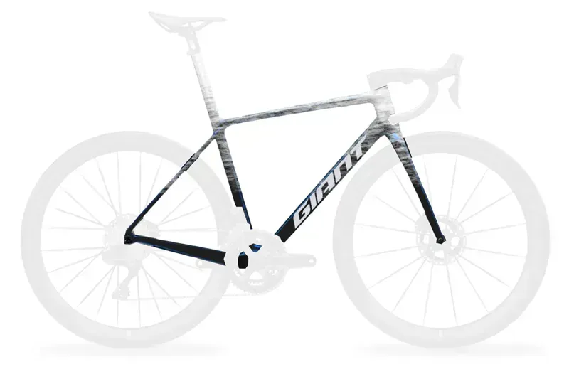 Giant TCR Advanced SL Frameset in Icicle White/Mariana Blue-1