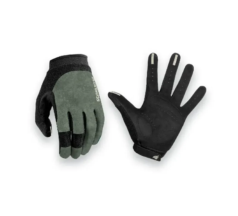 Bluegrass React Mountain Bike Gloves in Green