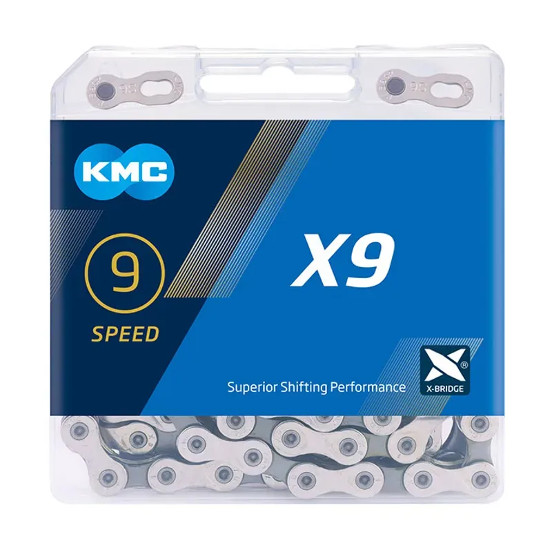 KMC X9 122L Chain in Silver Grey