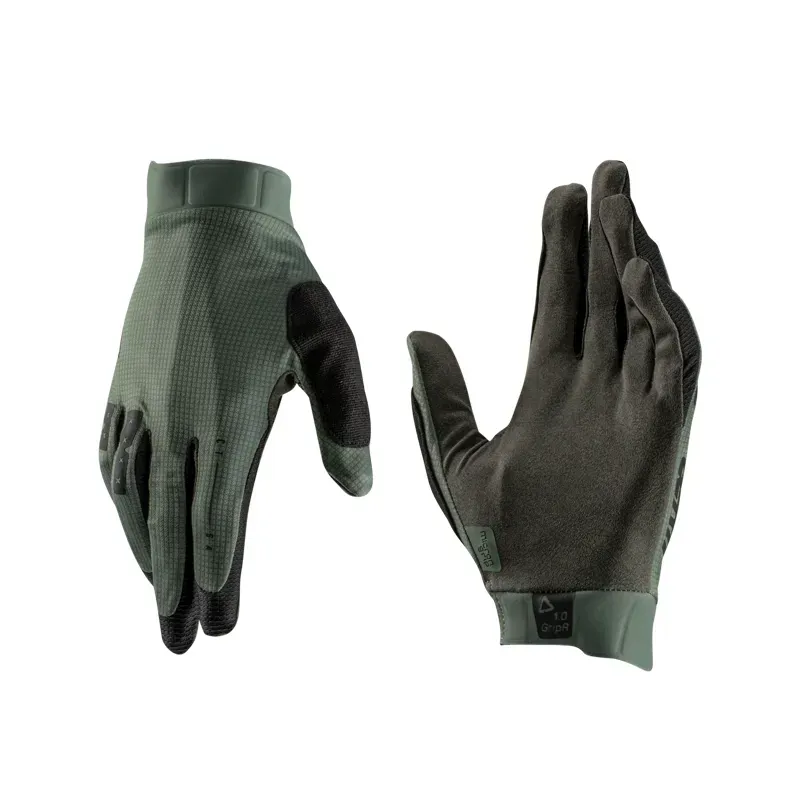 Leatt 1.0 GripR MTB Gloves in Mist Green