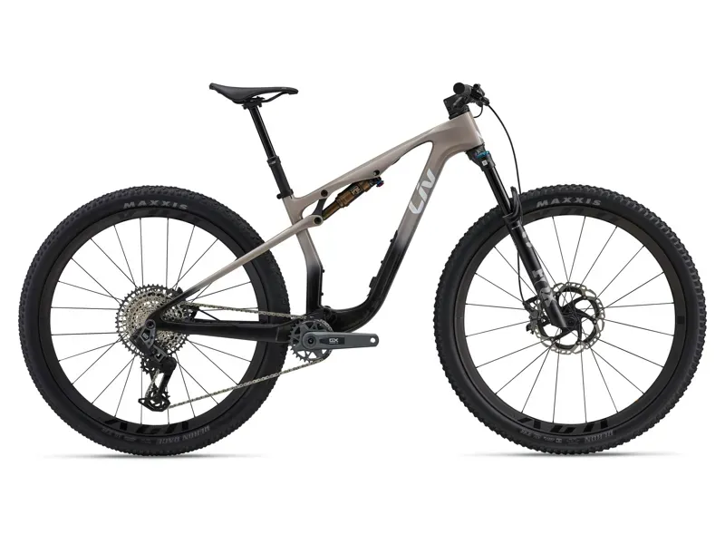 Liv Pique X Advanced SL 1 Mountain Bike in Dune Beige/Raw Carbon