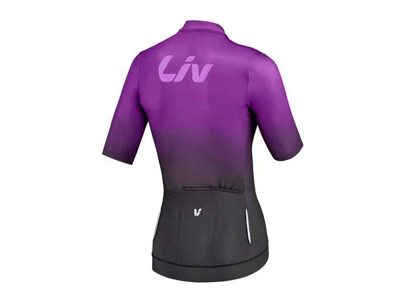 Liv Race Day Short Sleeve Jersey in Black-1