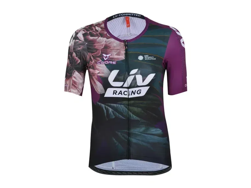 Liv Racing World Team Replica Finisher SS Jersey in Purple/Green