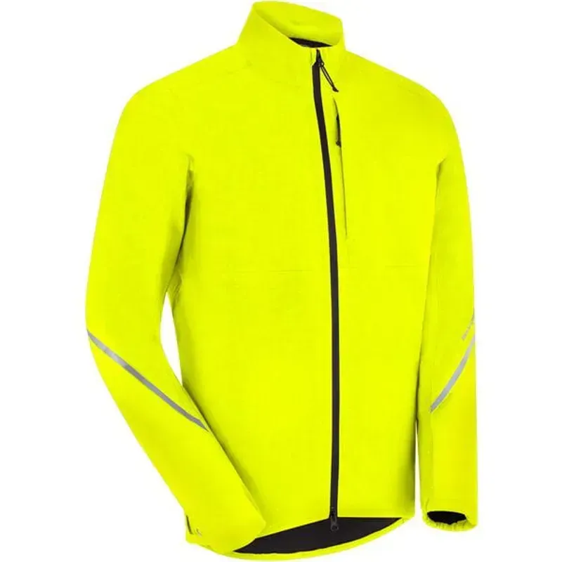 Freewheel Mens Waterproof Jacket hiviz yellow xlarge-1