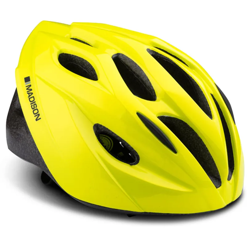 Madison Track Helmet in Yellow
