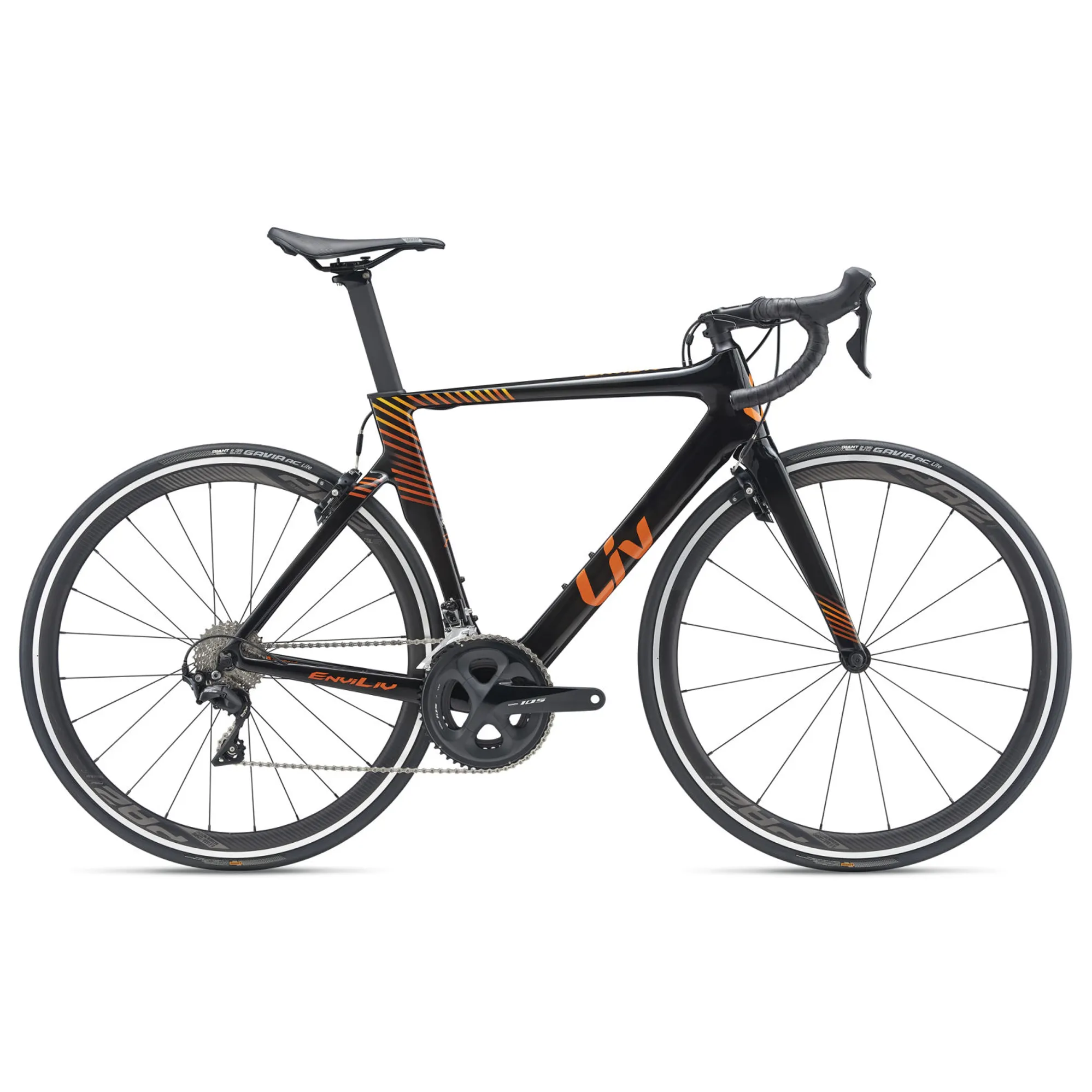 2019 Liv Enviliv Advanced Carbon Womens Road Bike in Black