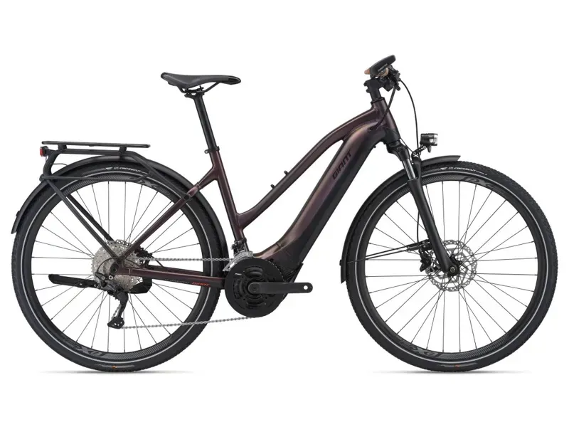 Giant Explore E+ 1 Pro STA D 25km/H Electric Hybrid Bike in Rosewood
