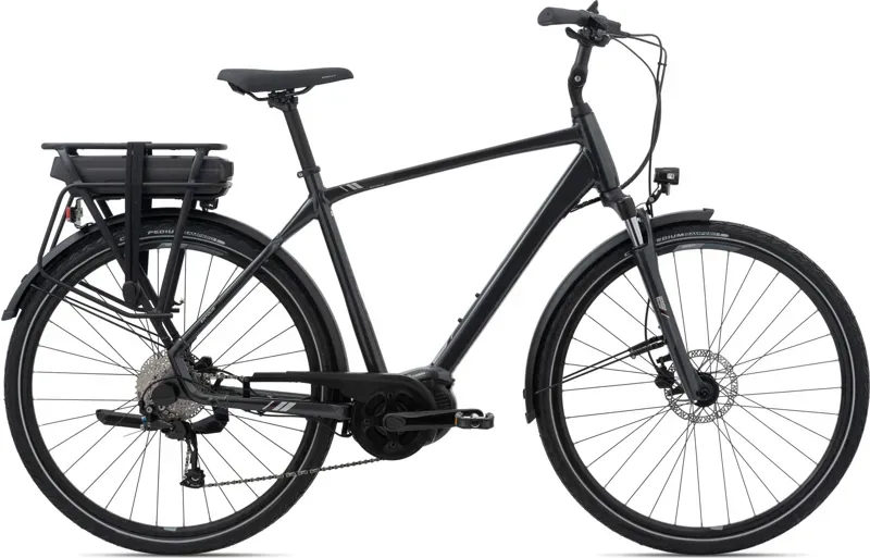 Giant Entour E+ 2 GTS Electric Bike in Gunmetal Black