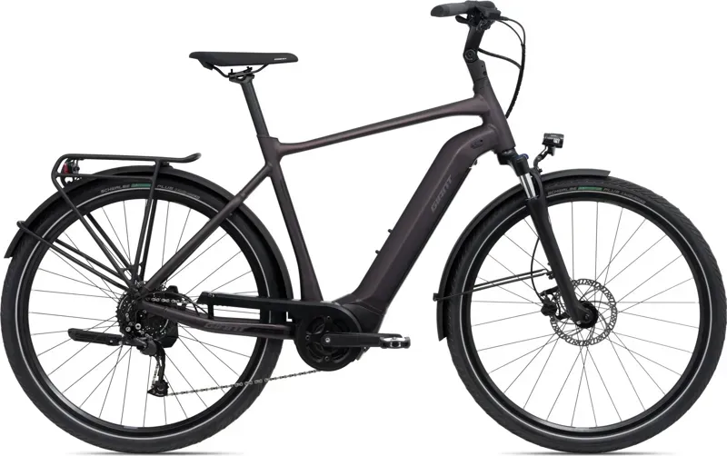 Giant DailyTour E+ 3 GTS Electric Bike in Rosewood