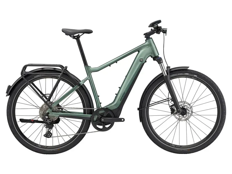 2023 Giant Explore E+ 1 Gts 625Wh Electric Bike In Satin Misty Forest
