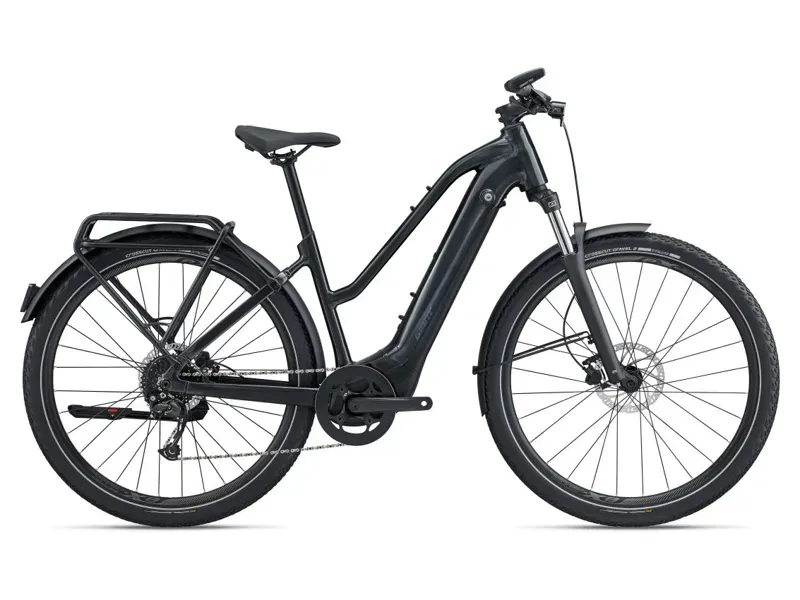 2023 Giant Explore E+ 2 STA Electric Bike In Gloss Gunmetal Black