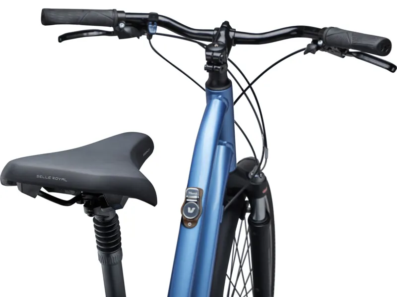 Liv Flourish Women's FS Hybrid Bike in Estoril Blue-2