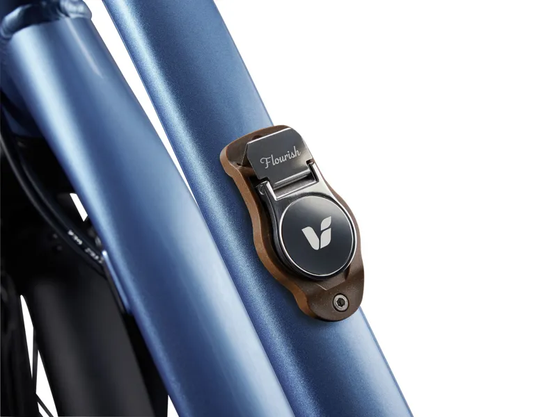 Liv Flourish Women's FS Hybrid Bike in Estoril Blue-4