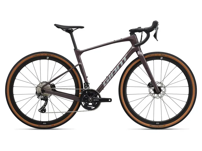 Giant Revolt Advanced 0 Gravel Bike in Charcoal Plum