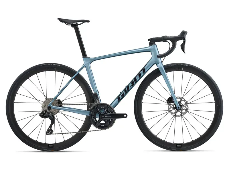 2023 Giant TCR Advanced Pro 1 Disc-Di2 Road Bike In Aged Denim