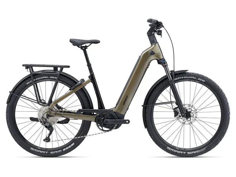 2024 Giant AnyTour X E+ 3 E-Road Bike In Pyrite Brown
