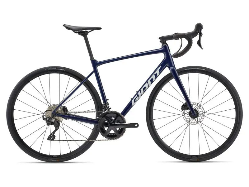 2024 Giant Contend SL Disc 1 Road Bike In Gloss Eclipse/Snow Drift