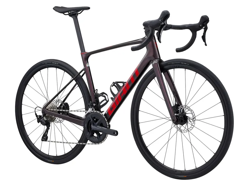 2024 Giant Defy Advanced 2 Road Bike in Tiger Red-1