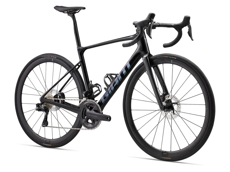 2024 Giant Defy Advanced Pro 0 Road Bike in Carbon/BlueDragonfly-1