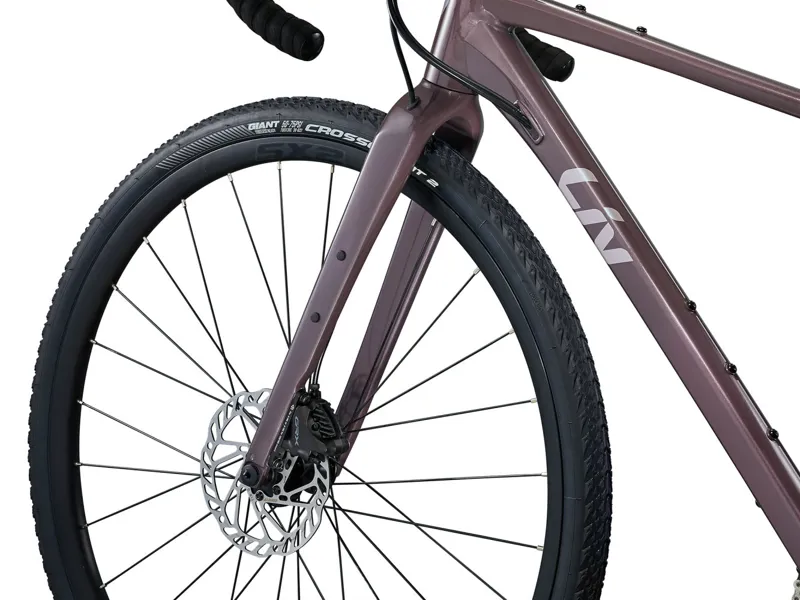 2024 Liv Devote 1 Gravel Bike In Charcoal Plum-3